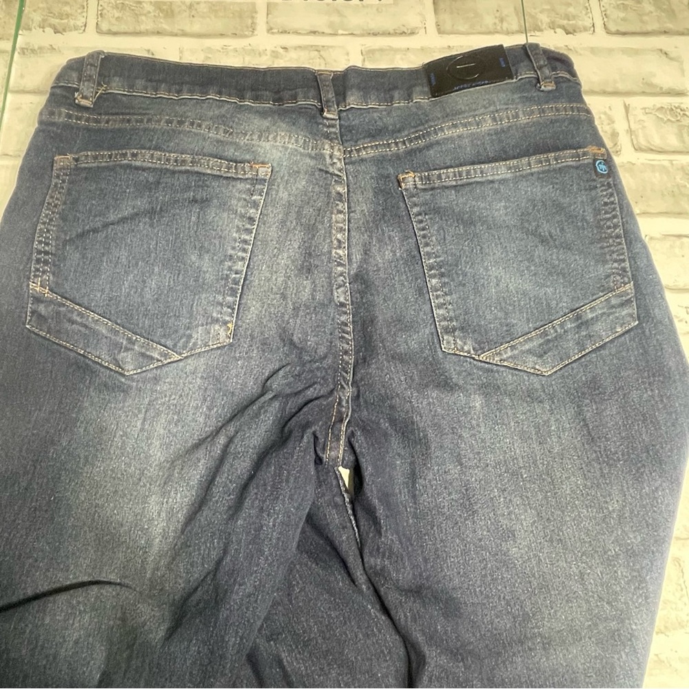 Monument Men's Jeans Blue Dark Wash straight leg Skinny Jeans. Stretch. See pics - Picture 4 of 11